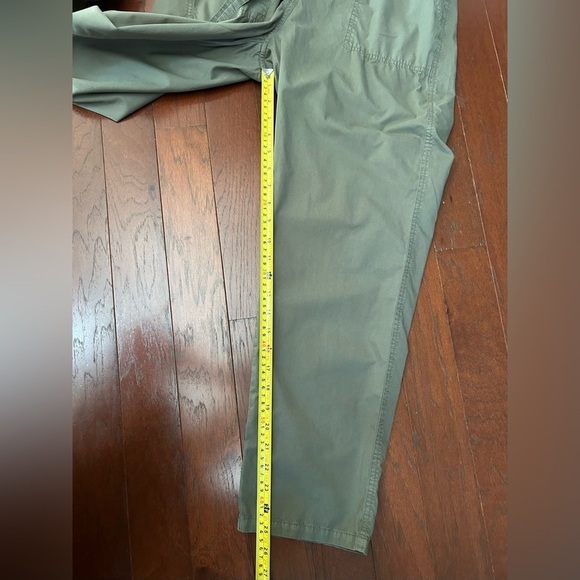 $273 VELVET BY GRAHAM & SPENCER Taylor Jumpsuit Long Sleeve Green Large Cotton - Picture 12 of 12